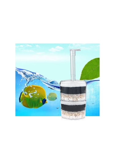 Suntek Dalgıç Akvaryum İç Hava Pompası Filtresi Balık