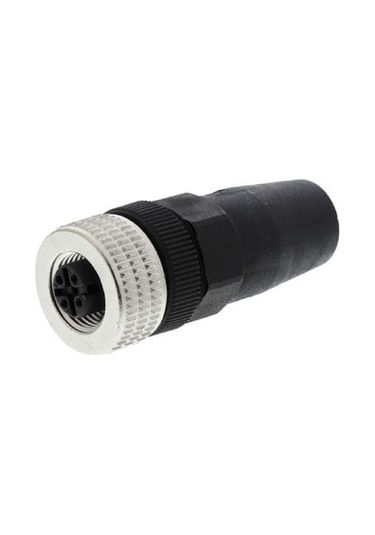 Zhong M12pg-4a ,m12/4-pin Düz Dişi Soket