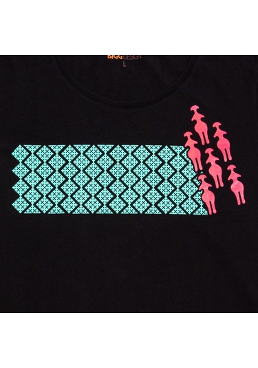 Biggdesign Ana Tanrıça Siyah Kadın T-Shirt
