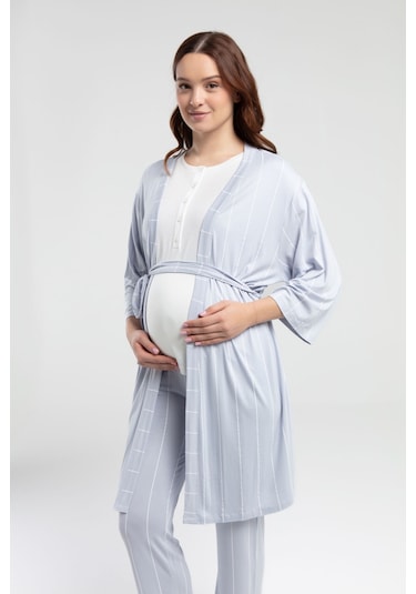 Pierre Cardin Kadın Beyaz 3'lü Pijama Takımı 5274-47982
