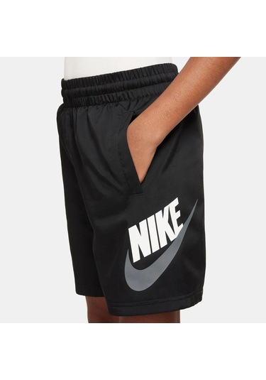 Sportswear Woven Çocuk Siyah Şort Siyah