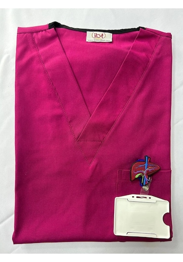 Doktor Hemşire Scrubs Üniforma Ligralı Fujya