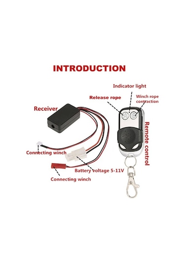 Pazly Vinç Uzaktan Uyumlu Traxxas, Tamiya Sistemi Redcat, Rc Otomatik Kumandalı İçin Hsp, Geeroyoo Araçlar 1/10 - Fq