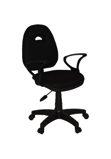 Türksit Kozmo Yönetici Çalışma Koltuğu Plastik Ayak Siyah Siyah