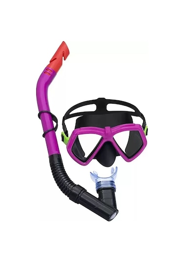 Bestway Dominator Şnorkel Maske Aqua Mavi