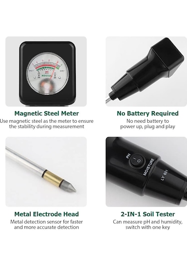 2'si 1 Arada Yüksek Hassasiyetli Toprak Dedektörü Sera Dikimi