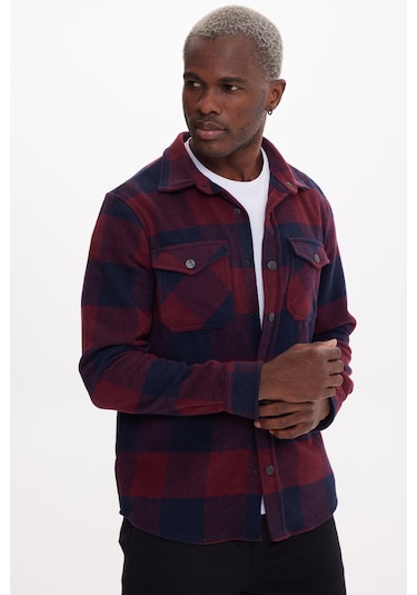 Colorado Hardal-kırmızı Basıc Gömlek Çok Renkli