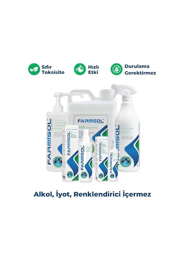 Farmisol Kişisel Kullanım Antiseptiği 5'li Set