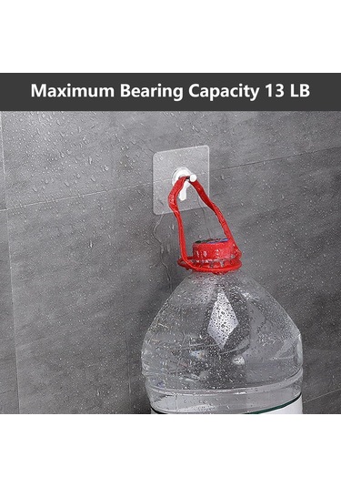 Hombey 30 Adet Akrilik Güçlü İz Olmayan Paspas - 5 Kg Yük Taşıma, Çerçeve/ Anahtar/ Giysi Asma, Çimento/ Ahşap Duvarlar Uyumlu Çok Renkli