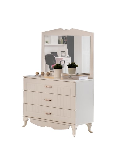 Şifonyer, Su Mdf Mebran Aynalı Şifonyer, Çamaşırlık - Setay