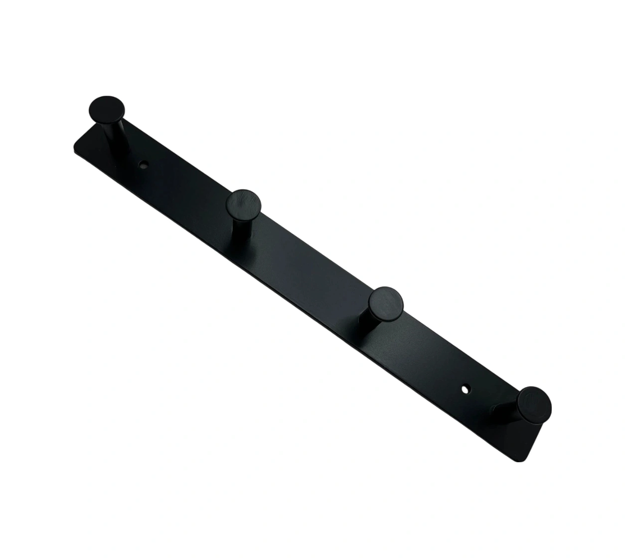 Thincal Kendinden Yapışkanlı Askılık Dörtlü Mat Siyah Mat Siyah