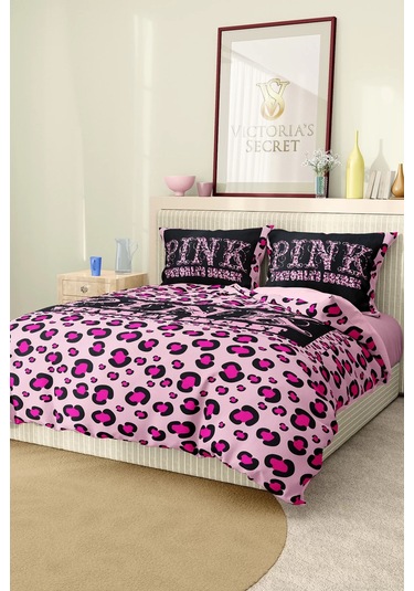 Marka Nevresim Takımı Çift Kişilik Pamuklu Saten Kumaş 6 Parça 3d Dijital Baskı Duvet Cover Set Model No:129 Renkli