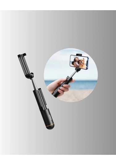 Bfs Bluetooth Selfie Çubuğu Işıklı, Katlanabilir, Uzaktan Kumandalı