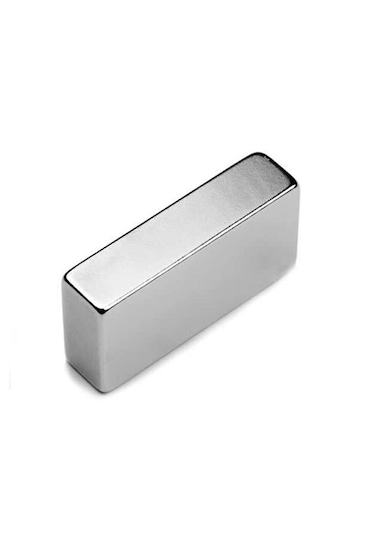 1 Adet 40x20x10 Köşeli Nodyum Magnet N35 Köşeli Mıknatıs