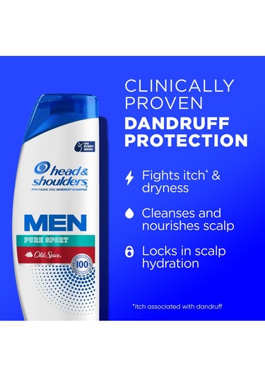 Head & Shoulders Men Old Spice Pure Sport Kepek Karşıtı Şampuan 370ml Tüm Saçlar