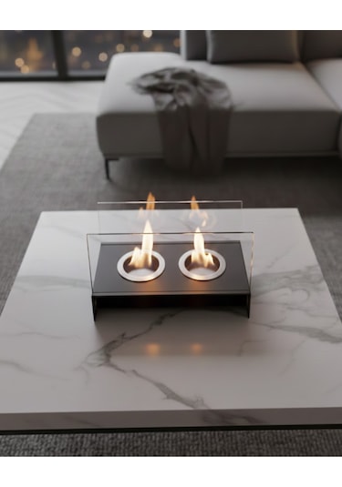 Reyo Stove Kuvars Masaüstü Bioethanol Şömine