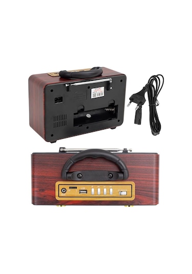 Magicvoice Mv-110bt Usb - Sd - Fm - Bluetooth Destekli Nostaljik Radyo