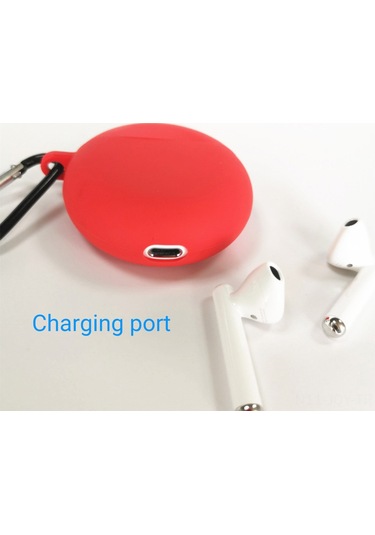 Youmex Huawei Freebuds3 Kulaklık Kılıfı Silikon Koruyucu, İvme Dayanıklı, Kullanıma Kolay, Kablosuz Şarj Desteği, Kayıp Engelleme Döngüsü, Beyaz Diğer