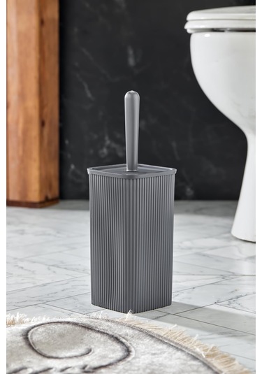 Wc Fırçası & Tuvalet Fırçası Füme 2 Parça Füme