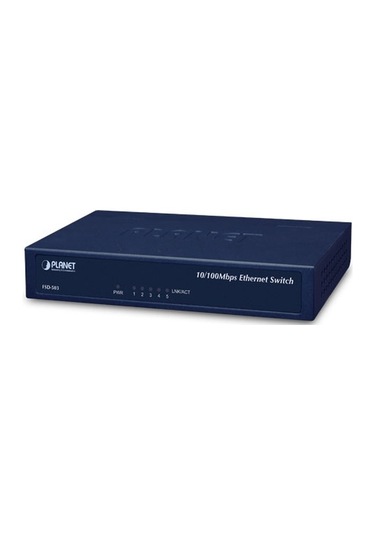 Planet PL-FSD-503 5 Port 10/100 Mbps Yönetilemez Ethernet Switch