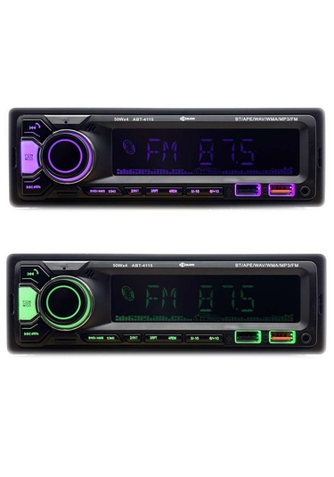 Hei Abt 4115 Usb Sd Aux Bluetooth Radio Renkli Ekran Oto Teyp