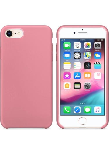 Apple Uyumlu iPhone 7 Kilif Içi Kadife Silikon Lansman Tam Koruma 405634354