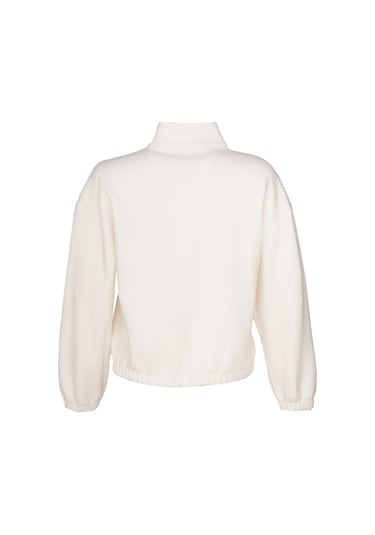 Hummel Repuesto Kadın Zıp Jacket Ekru