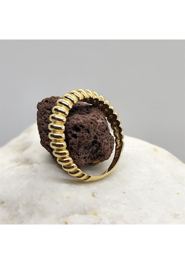 Kruvasan Taşsız Altın Alyans-Taşsız Modern Evlilik Alyansı Modern 552950158