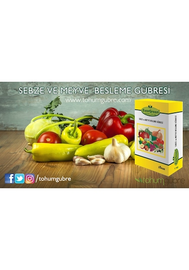 Sebze Ve Meyve Besleme Gübresi 13-13-13 + Me 1 KG