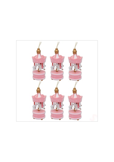 Mini Pembe Atlı Karınca, 8,5cm X 3,5cm - 6 Adet