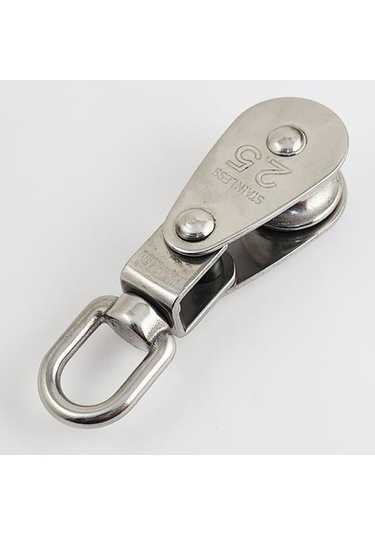 25Mm Mafsallı - Fırdöndülü Paslanmaz Makara