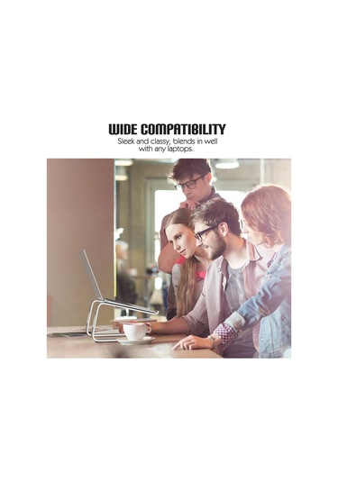 Teltree Alüminyum Notebook Soğutma Ayakçısı - Ofis Ve Ev Kullanıma Uygun - Güneş Mavisi - Ergonomik Dizaynlı Bilgisayar Tutucu