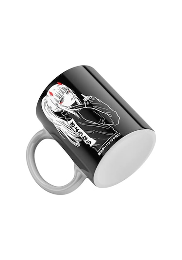 Rock'n'rolla Bardak Sevimli Franxx'te 002 Darling Code Kod 002 Darling İn The Franxx 147029629 Siyah