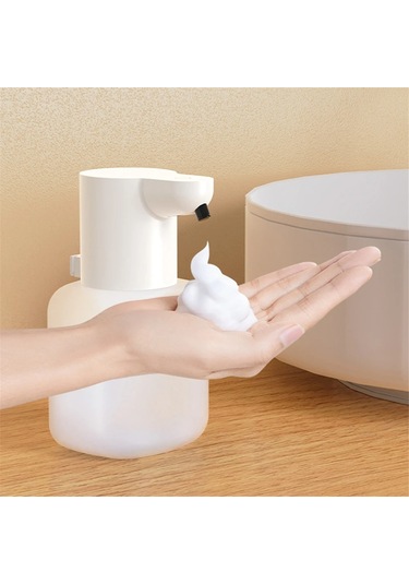 Xiaaokeji 550ml Otomatik Sensörlü El Makinesi Ipx5 Su Geçirmez Ev İçin Beyaz A Beyaz