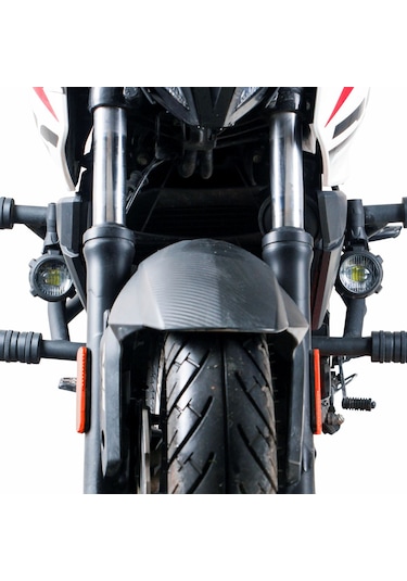 Gp Kompozit Medium Universal Motosiklet Sis Farı Seti Siyah