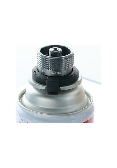 Fortunelane Dağcı Düz Gaz Tankı Adaptörü, Kartuşlı Ofen Bağlantı, Hızlı Montaj, Sızıntısız, Doğa Yemeği Isıtma, Siyah Alüminyum Siyah