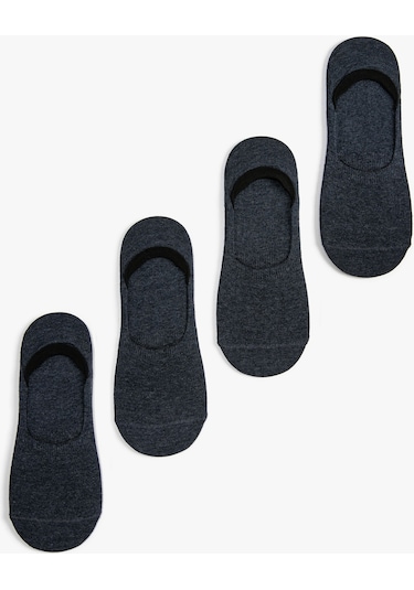Koton Babet Çorap Seti 4'lü Indıgo 4wam80263aa 4WAM80263AAIN3 İndigo