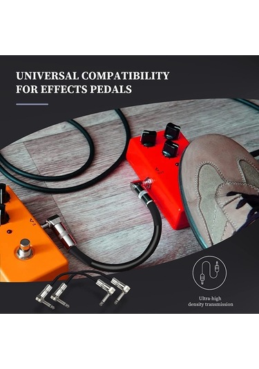 Sones Tek Blok Ses Enstrümanı Elektrik Gitar Efekt Hattı, Kablo Uzunluğu: 15 Cm Kare Başlık Gümüş