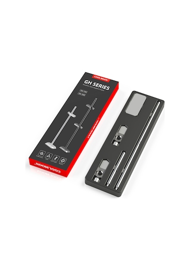 Sones Coolmoon Gh195 Masaüstü Bilgisayar Dikey Monte Edilen Grafik Kartı Koruma Rafı Metal Çubuk Manyetik Destek Braketi, Renk: Gümüş