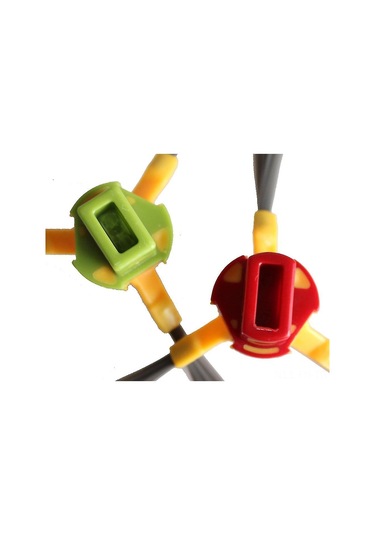 Folinda Ecovacs Deebot 6/8 Serisi, Cen530, Cen650 Süpürgeleri İçin Yüksek Kaliteli Plastik Yan Fırça 1 Çift