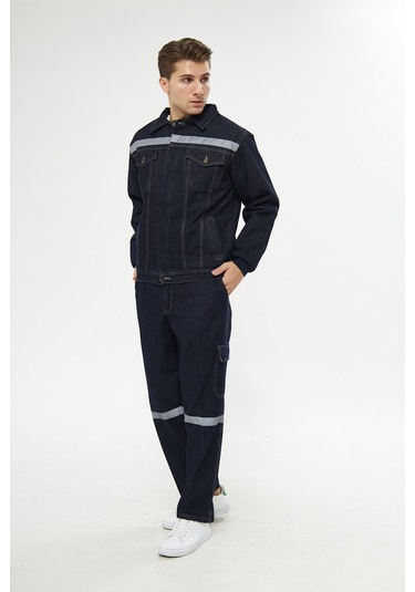 İş Elbisesi Mont Pantolon Takım Reflektörlü