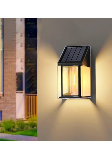 Sl-08 2'li Dekoratif Bağ Bahçe Balkon Solar Güneş Enerjili Lamba