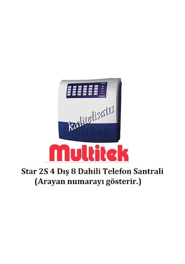 Multitek Star2S Caller Id 4 Harici 8 Dahili Telefon Santrali