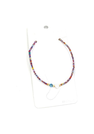 Afgan Boncuk Halhal - Çok Renkli Çok Renkli