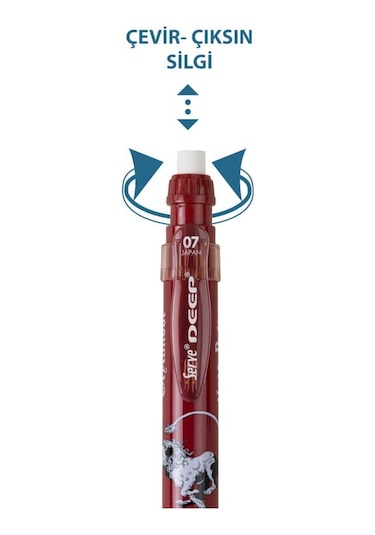 Serve Deep Versatil Kalem Harry Potter Gryffindor 0.7 Mm Ergonomik Mekanik Uçlu Kalem Karışık/çok Renkli