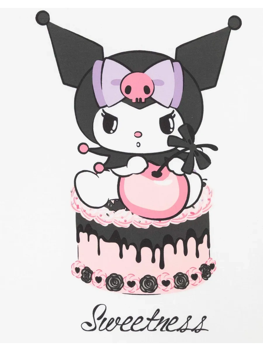 Gloria Jeans Kuromi Baskılı Oversize Pijama 412402358 Beyaz