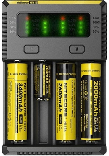 Nitecore New İ4 İntelli Charger Li-ion / Nı-cd / Nı-mh Pil Ş Tdrtr