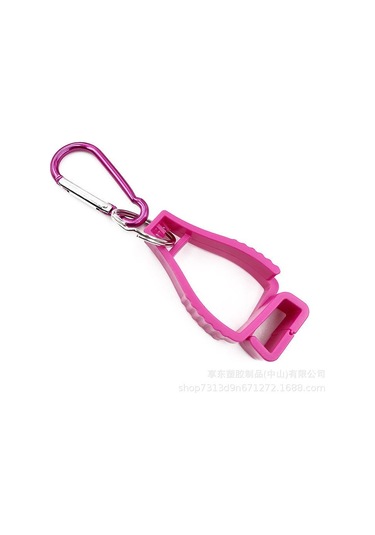 Fuşya Gül İş İçin Eldiven Klipleri Eldiven Tutucular Metal Kancalı Eldiven Kemer Klipsi Taşınabilir İş Eldivenleri Plastik Kancalı Kapmak Tutucu Klip Pembe