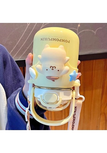 Elmpaly Sanrio Kuromi Termos Bardak 700ml, 316 Paslanmaz A5, Cinamoroll Design/ Çok Renkli