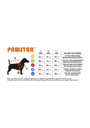 Pawstar Siyah Merino Esnek, Küçük Irk Triko Köpek Kazağı